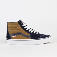 Vans Skate SK8-Hi Shoes - (Reynolds) Navy / Golden Brown thumbnail