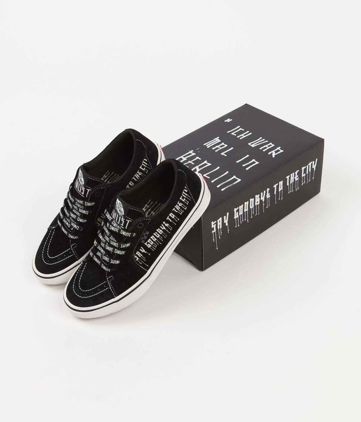 Vans Skate Sk8 Low Shoes Civilist Black Flatspot