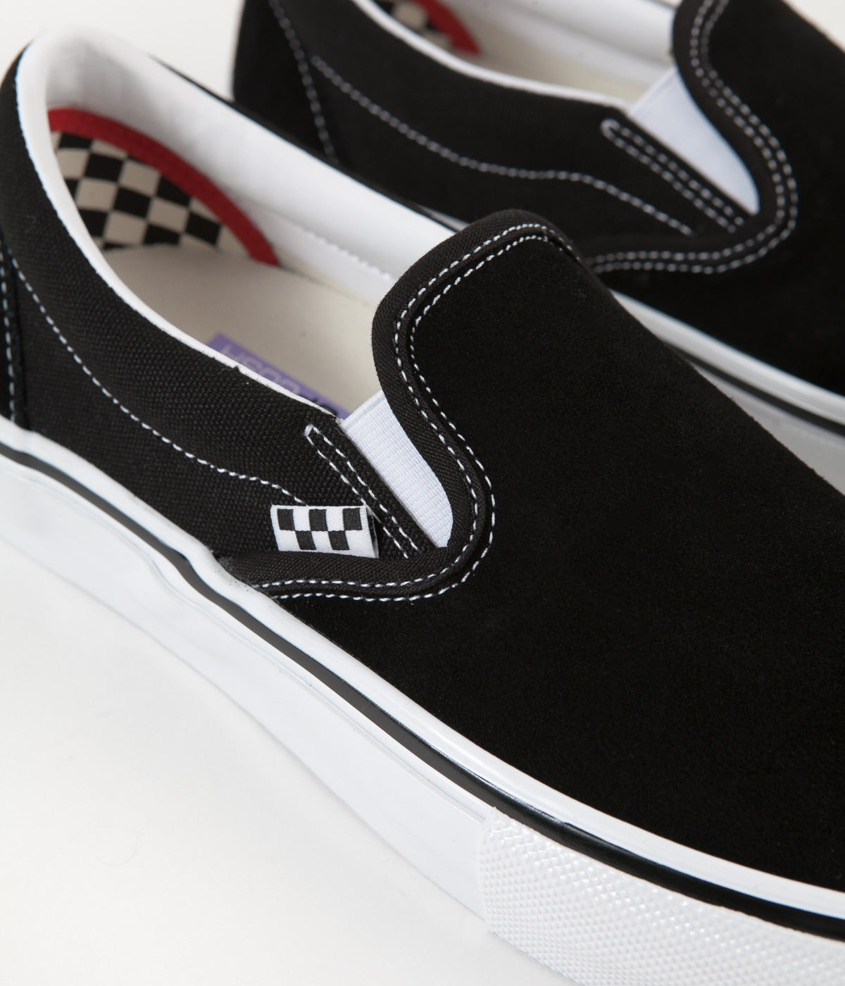 Vans Skate Slip-On Shoes - Black / White | Flatspot