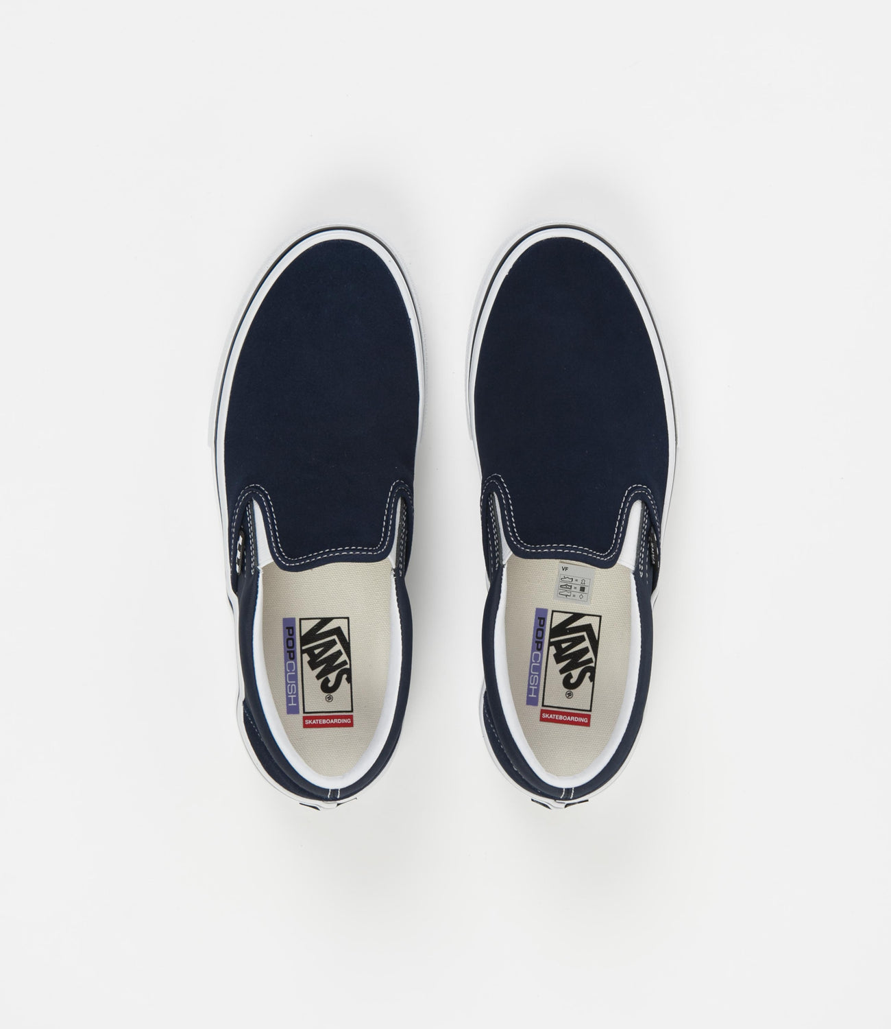 Vans Skate Slip On Shoes Dress Blues Flatspot