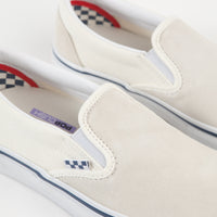 Vans Skate Slip On Shoes Off White Flatspot