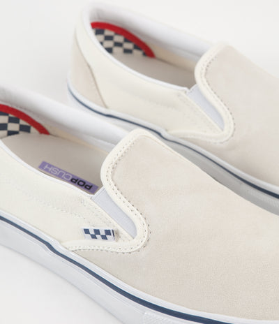 Vans Skate Slip-On Shoes - Off White | Flatspot