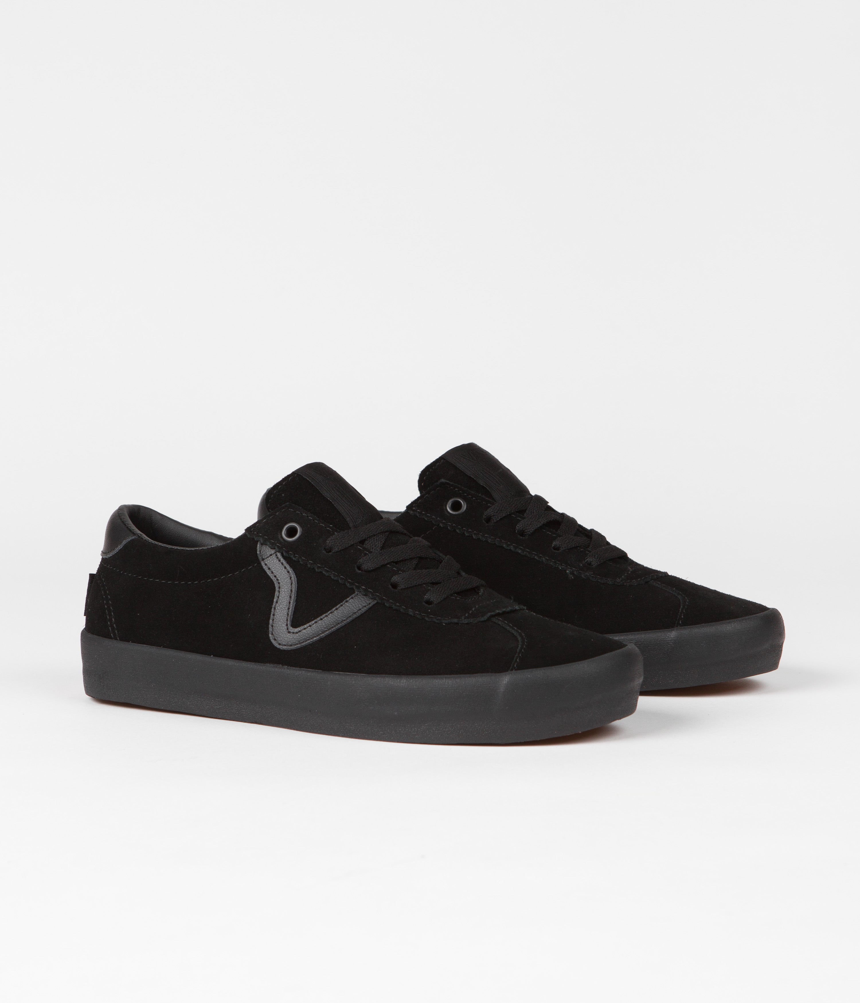 Vans Skate Sport Shoes Black / Black Flatspot