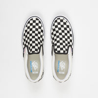 Vans Slip On Pro Checkerboard Shoes - Black / White thumbnail