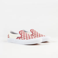 Vans Slip-On Pro Shoes - (Checkerboard) Mineral Red thumbnail