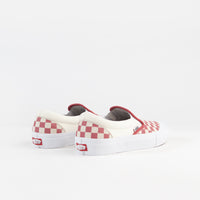 Vans Slip-On Pro Shoes - (Checkerboard) Mineral Red thumbnail