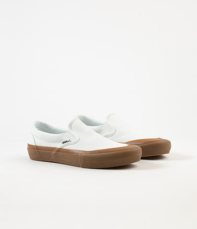 Vans Slip-On Pro Shoes - Pearl / Gum