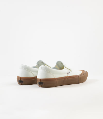 Vans Slip-On Pro Shoes - Pearl / Gum