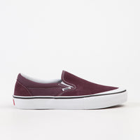 Vans Slip On Pro Shoes - Raisin / White thumbnail