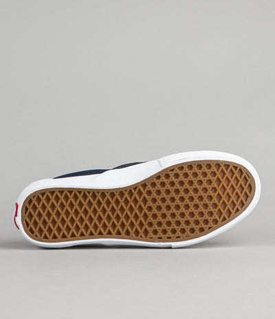 Vans Slip On Pro Shoes - (Rubber) Dress Blues / White