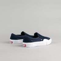 Vans Slip On Pro Shoes - (Rubber) Dress Blues / White thumbnail