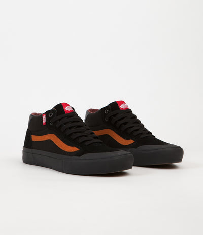 Vans Style 112 Mid Pro Dakota Roche Shoes - Black / Glazed Ginger