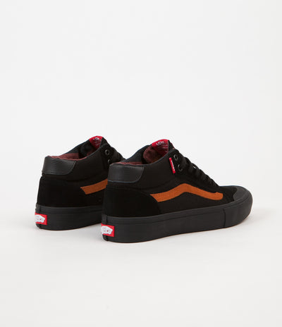 Vans Style 112 Mid Pro Dakota Roche Shoes - Black / Glazed Ginger