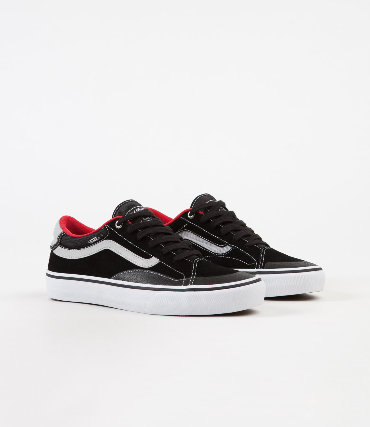 Vans TNT Advanced Prototype Shoes Black White Red Flatspot