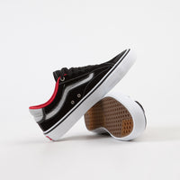 Vans TNT Advanced Prototype Shoes - Black / White / Red thumbnail