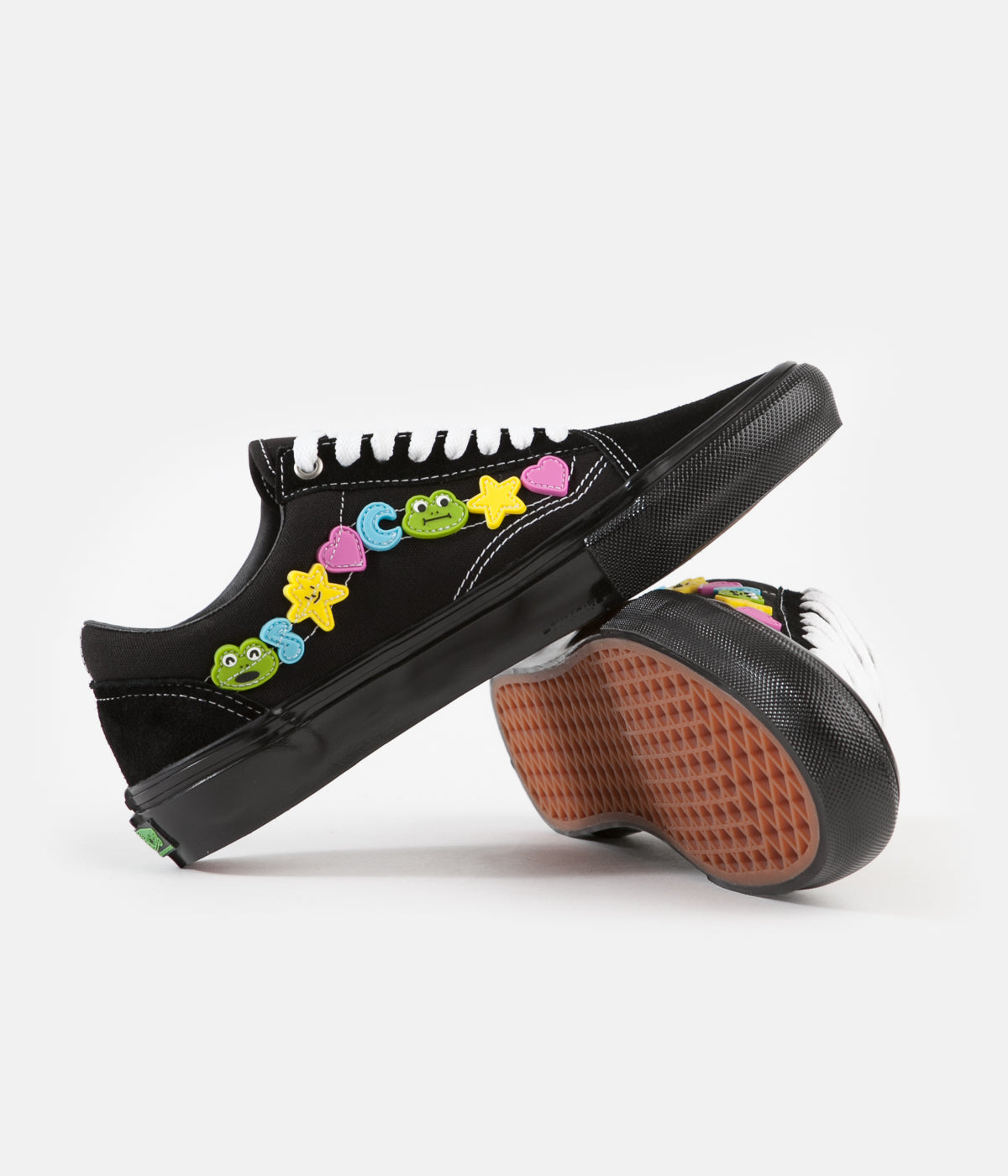 Vans x Frog Skate Old Skool Shoes Black / Black Flatspot
