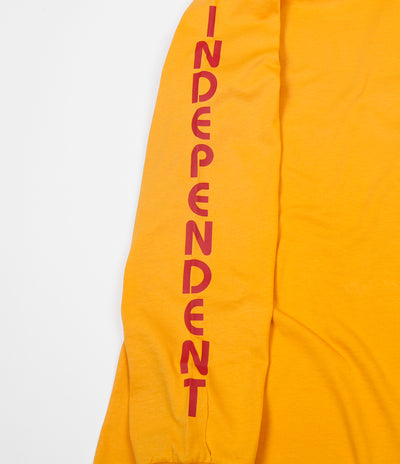 Vans x Independent Checkerboard Long Sleeve T-Shirt - Sunflower