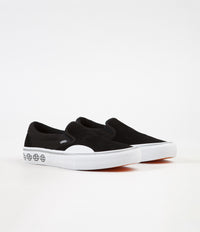 Vans x Independent Slip On Pro Shoes Black White Flatspot