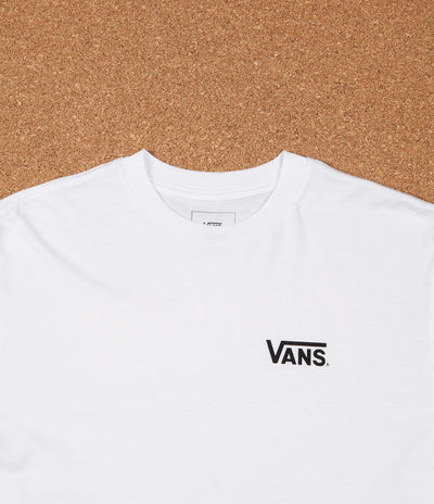 Vans X Thrasher Checker Long Sleeve T-Shirt - White