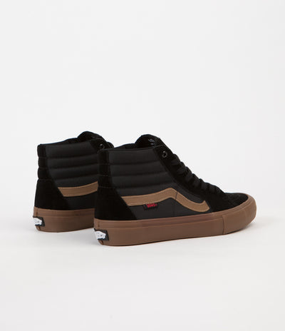 Vans x Thrasher Skate-Hi Pro Shoes - Black / Gum