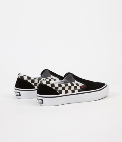 Vans x Thrasher Slip On Pro Shoes - Black / Checkerboard