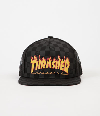 Vans x Thrasher Trucker Cap - Black