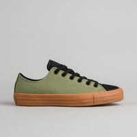 Converse CTAS Pro Suede Backed Canvas OX Shoes - Green thumbnail