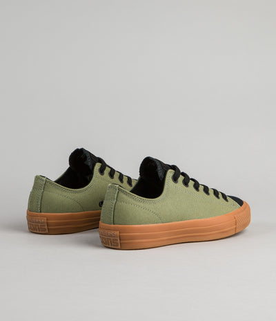 Converse CTAS Pro Suede Backed Canvas OX Shoes - Green