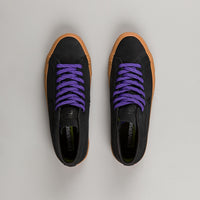 Converse One Star Pro Leather Mid Shoes - Black / Gum / Grape thumbnail