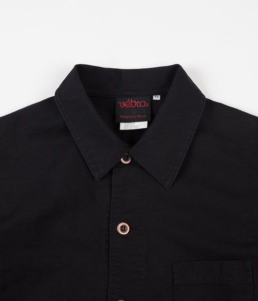 Vetra 5C Short Twill Workwear Jacket - Black | Flatspot