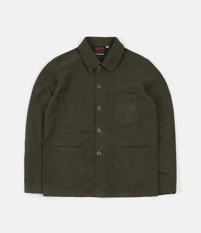 Vetra 5C Short Twill Workwear Jacket - Dark Khaki