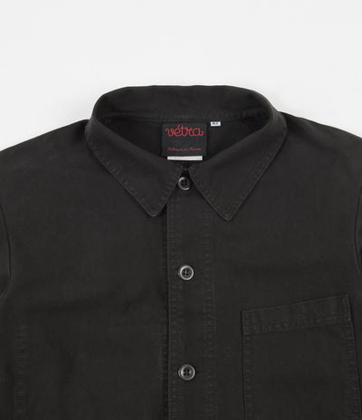 Vetra 5C Short Twill Workwear Jacket - Stone Washed Black
