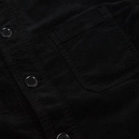 Vetra No.5 Corduroy Workwear Jacket - Overdyed Black thumbnail