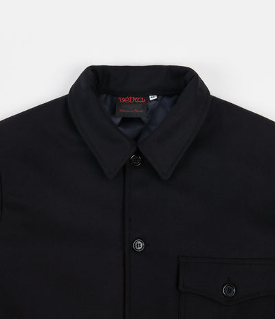 Vetra Quilted Melton Jacket - Navy