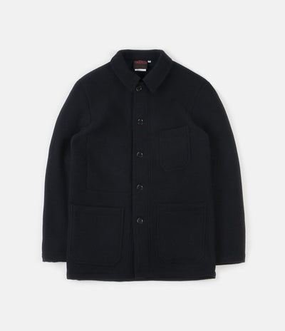 Vetra Workwear Double Face Melton Jacket in Navy