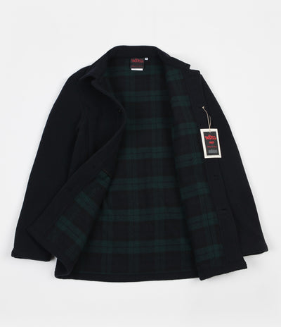 Vetra Workwear Double Face Melton Jacket in Navy