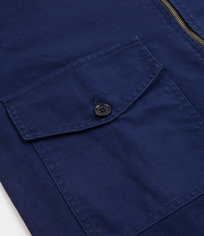 Vetra Zipped Workwear Jacket - Navy