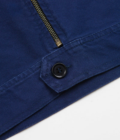 Vetra Zipped Workwear Jacket - Navy