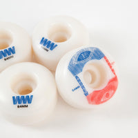 Wayward Andrew Brophy Classic Pro Wheels - White / Blue - 54mm thumbnail