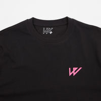 Wayward Lowgo Fluro T-Shirt - Black thumbnail