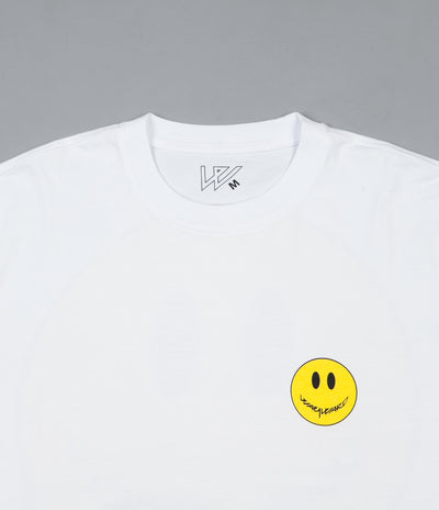 Wayward Smilee Long Sleeve T-Shirt - White