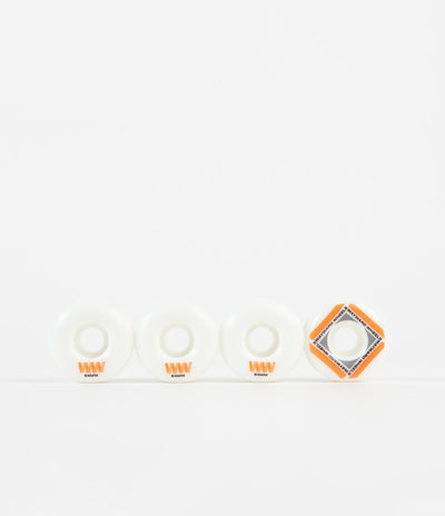 Wayward Waypoint Wheels - White / Orange - 54mm