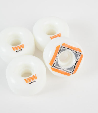 Wayward Waypoint Wheels - White / Orange - 54mm