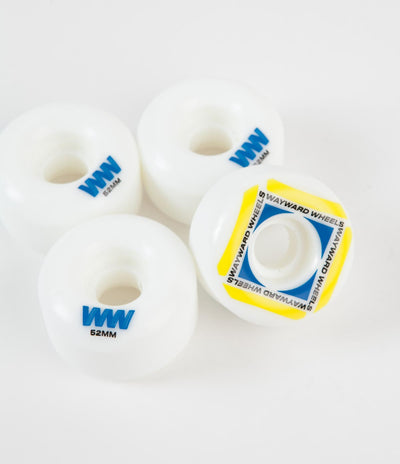 Wayward Waypoint Wheels - White / Yellow / Blue - 52mm