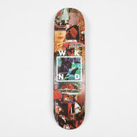 WKND Collage Logo Deck - Red - 8" thumbnail