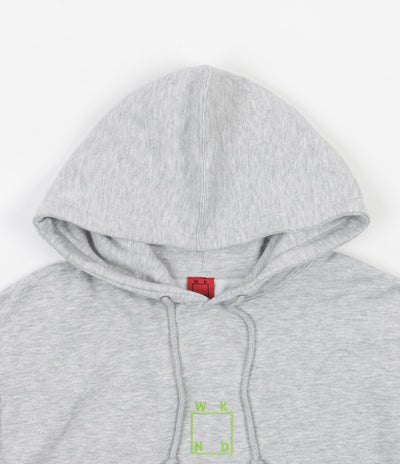 WKND Embroidered Logo Hoodie - Heather Grey
