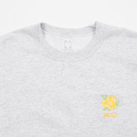 WKND Flower Embroidered Crewneck Sweatshirt - Heather Grey thumbnail