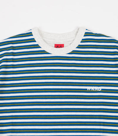 WKND Stripe T-Shirt - Blue / Green / Grey