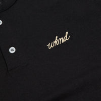 WKND Two Button Henley T-Shirt - Black thumbnail