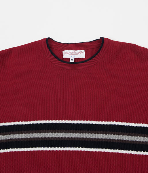 Yardsale Airway Knit Long Sleeve T-Shirt - Red | Flatspot